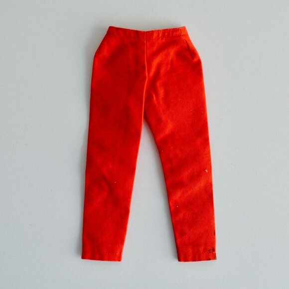 Vintage Barbie Mattel Red Slacks Pants Black Label - Picture 3 of 3